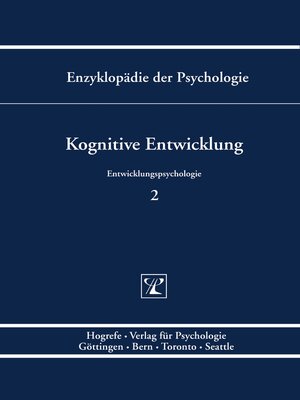 cover image of Kognitive Entwicklung